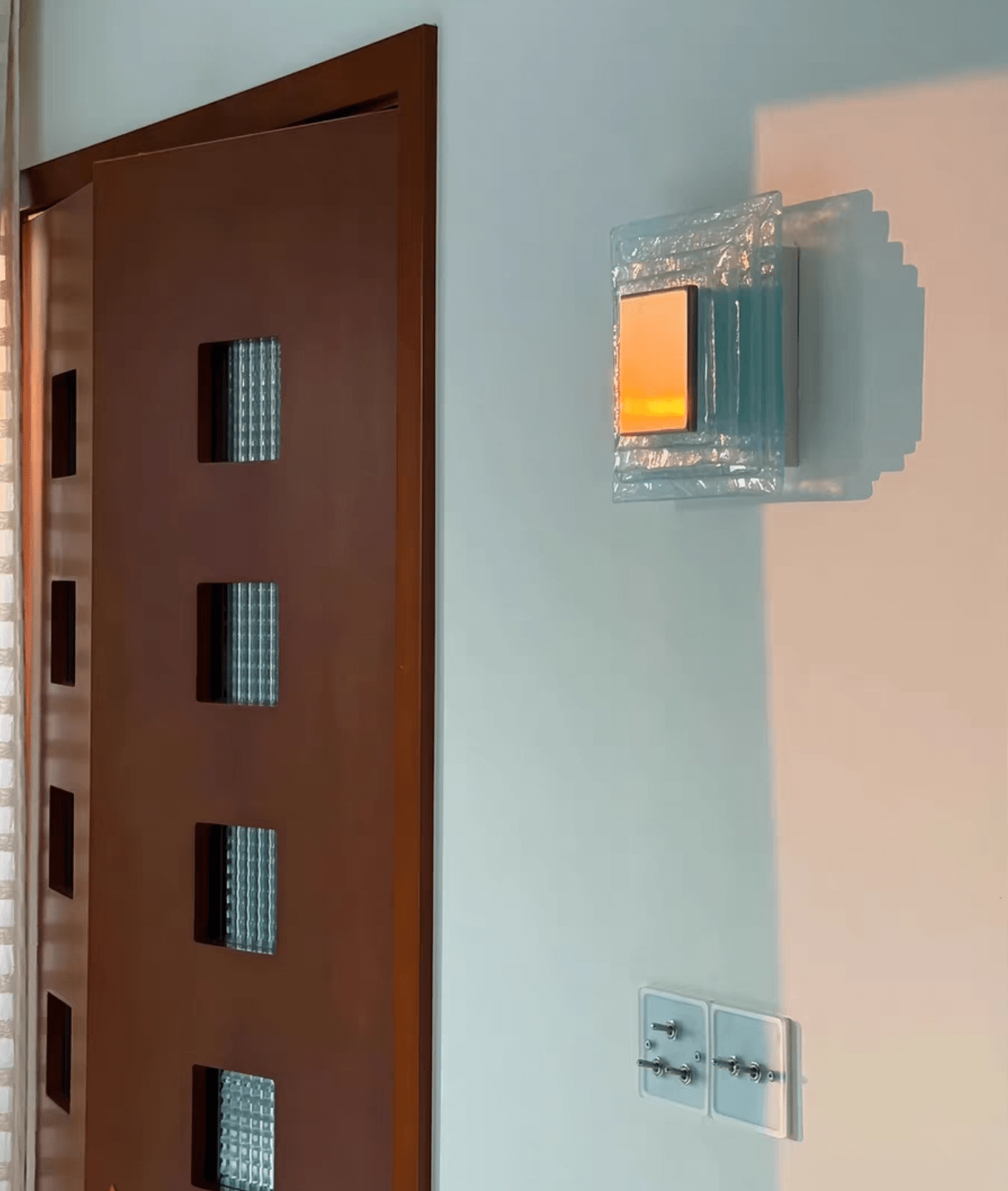 Aqua Cascade Sconce