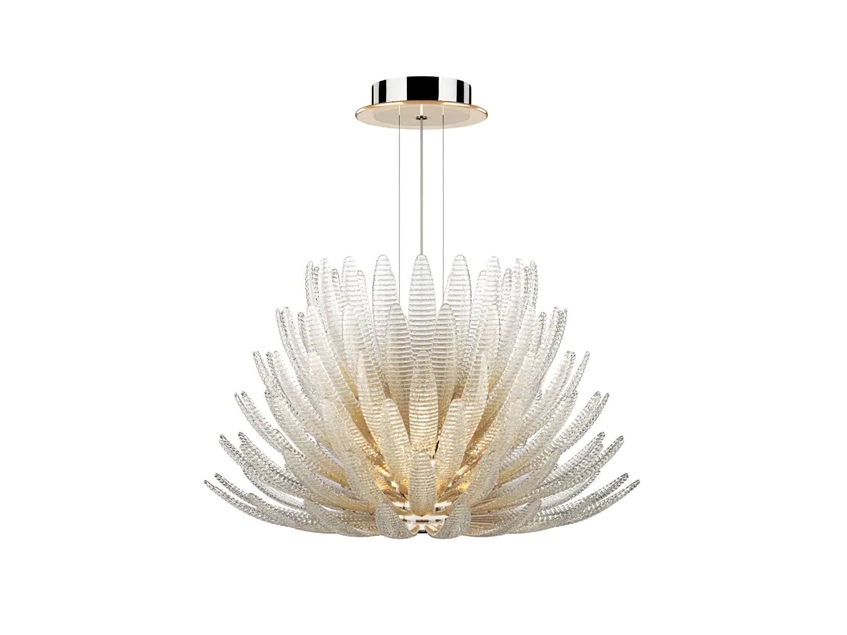 Aurelia Glass Petal Chandelier