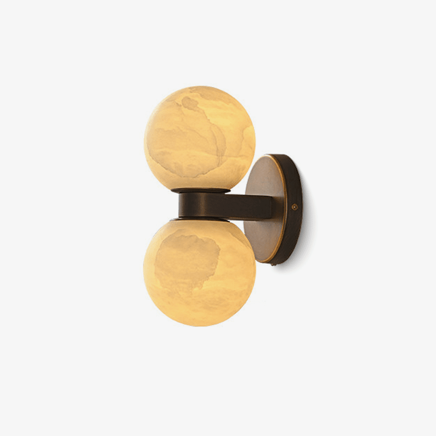 Alabaster Celestia Orb Wall Light