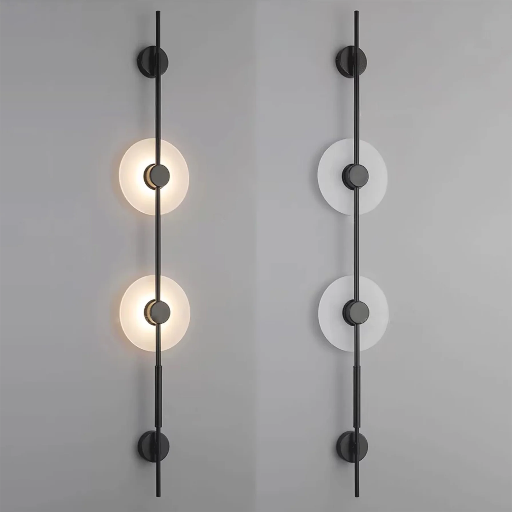 Alabaster Vertical Wall Sconce