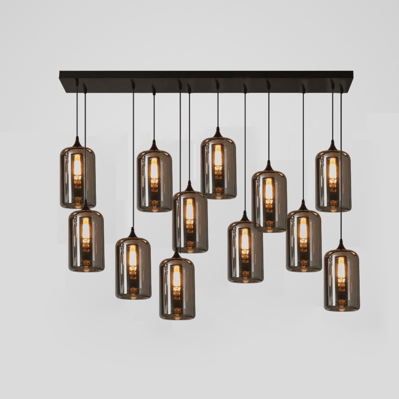 Bottle Glass Pendant Light