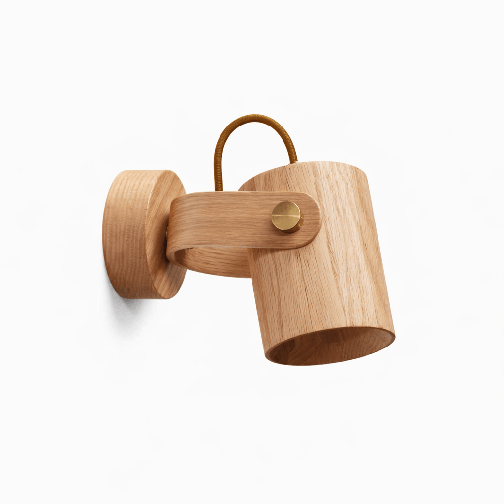 Brinka Wood Wall Spotlight
