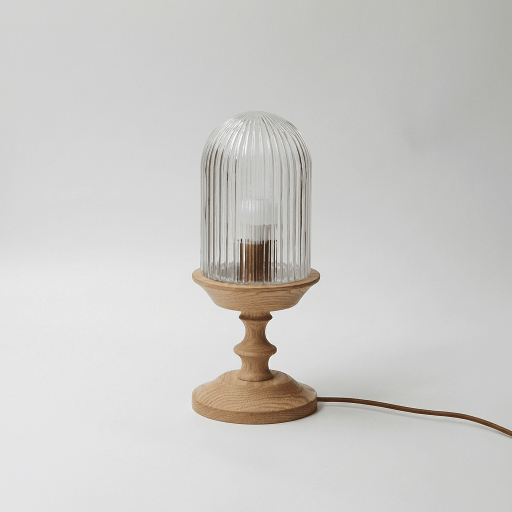 Calyra Ribbed Table Lamp