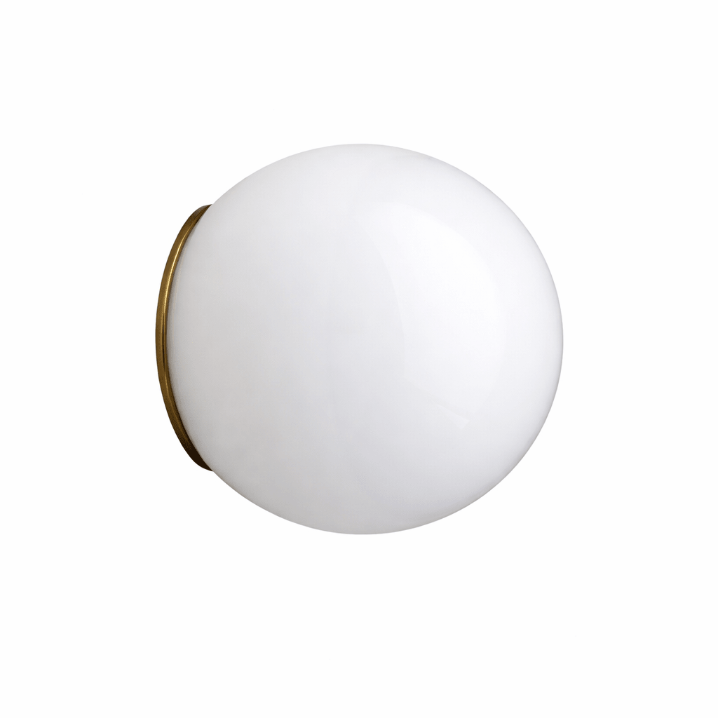 Alabaster Mini Orb Wall Lamp