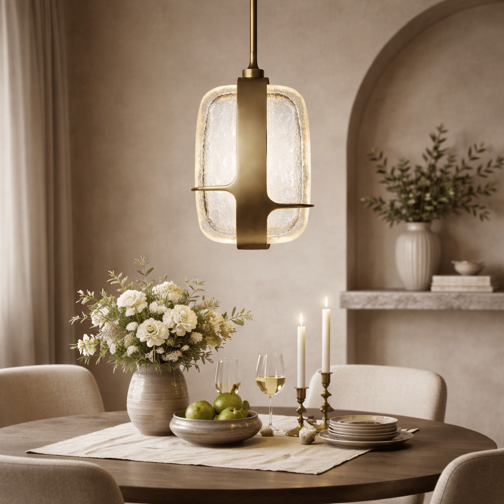 Ardin Textured Glass Pendant Lamp
