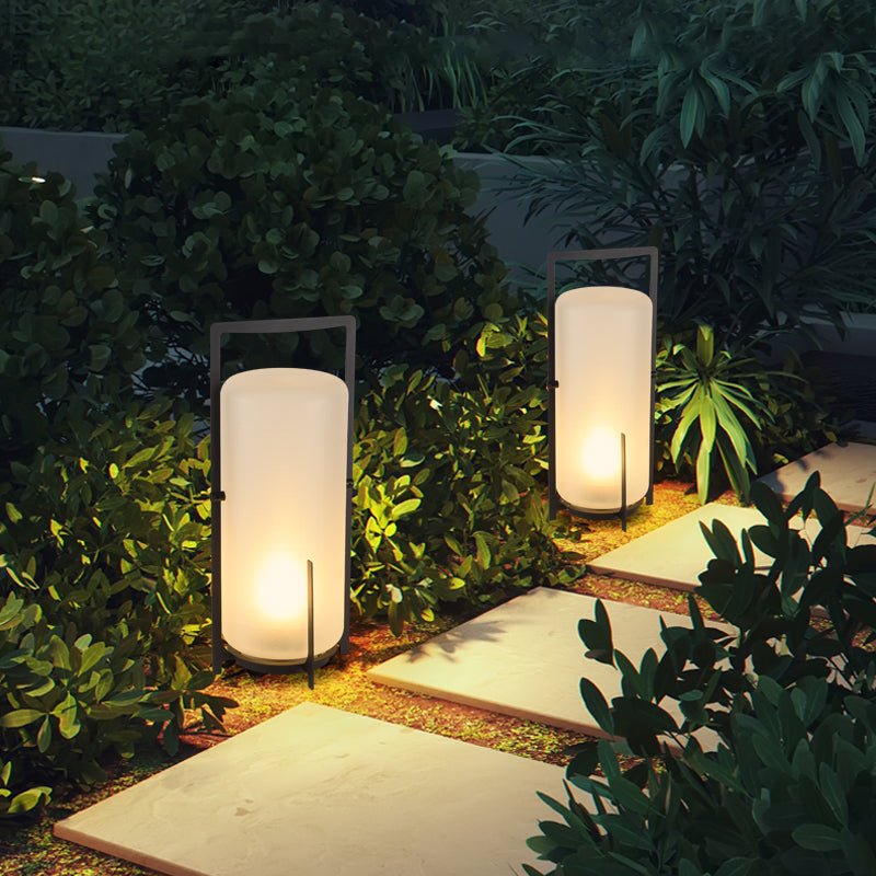 Black Twilight Lantern Table Lamp