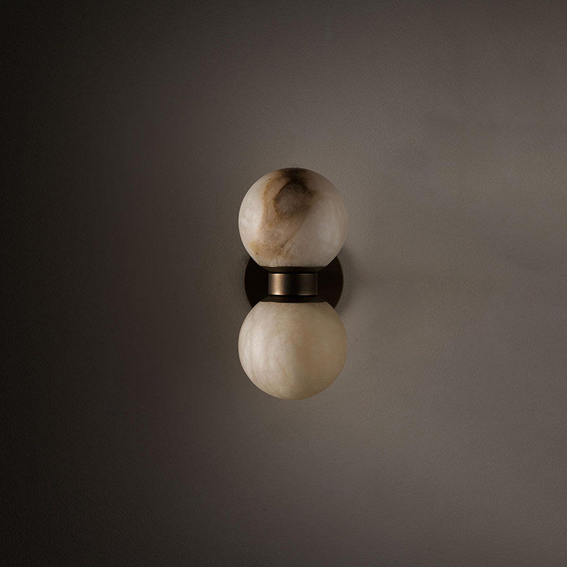 Alabaster Celestia Orb Wall Light