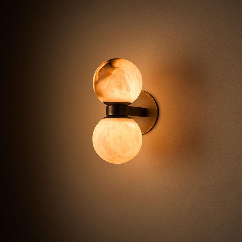 Alabaster Celestia Orb Wall Light