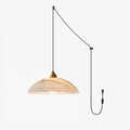 Alabaster Dome Swag Alabaster Pendant Lamp