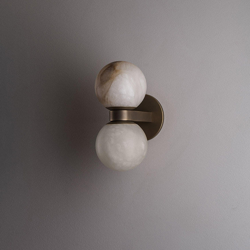 Alabaster Celestia Orb Wall Light