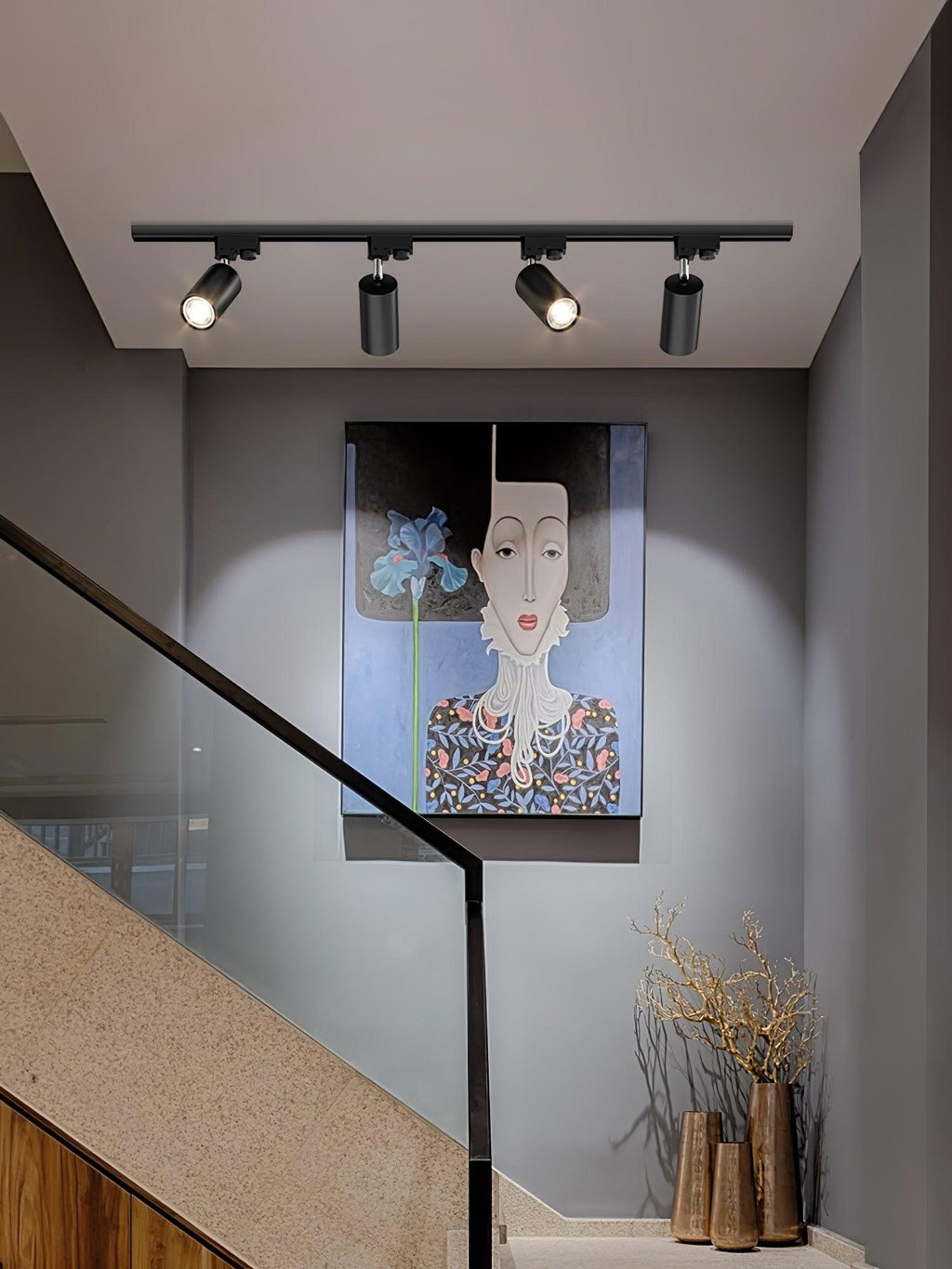 Adjustable Spotlight Track Ceiling Light