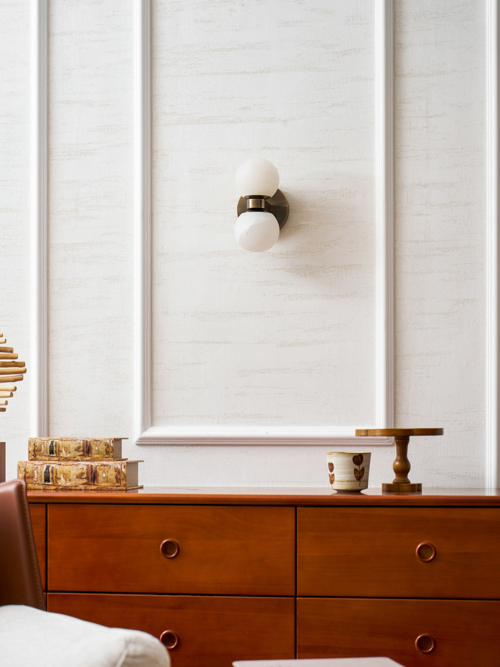 Alabaster Celestia Orb Wall Light