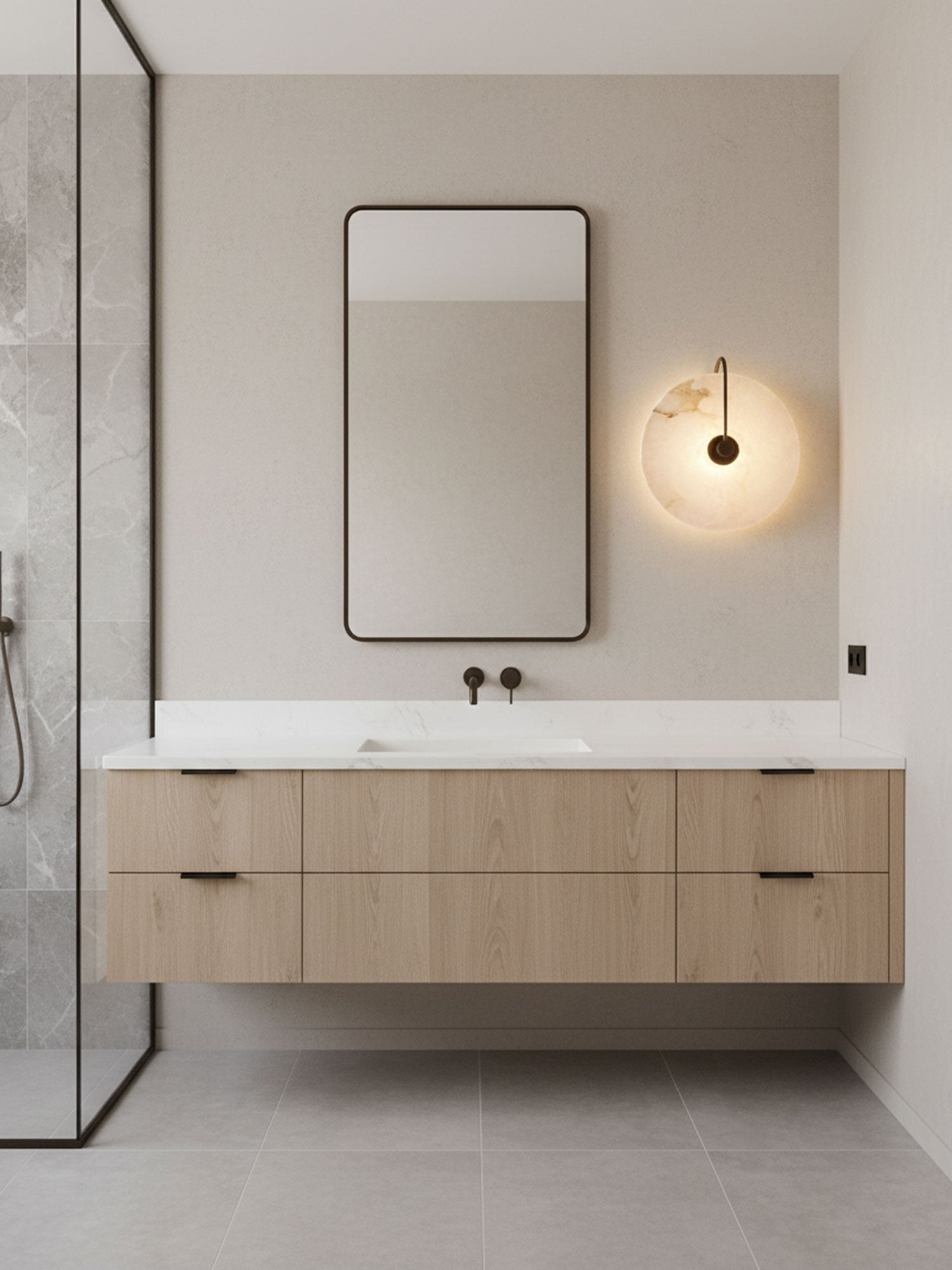Alabaster LED Wall Lamp