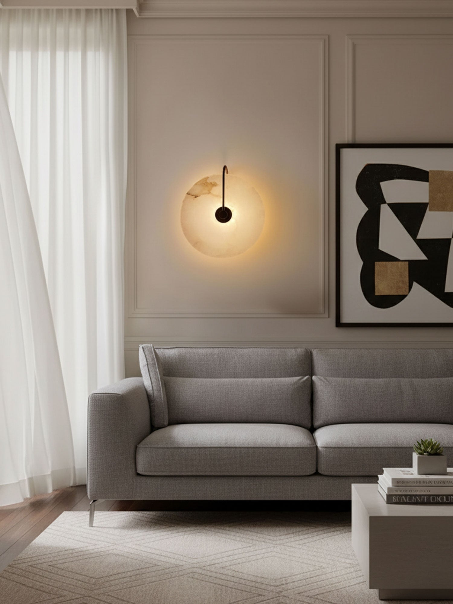Alabaster LED Wall Lamp