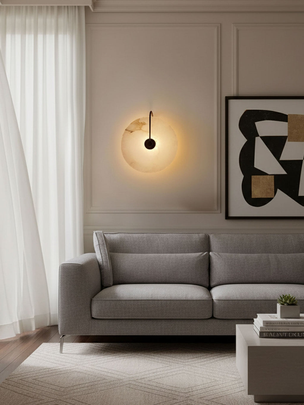 Alabaster LED Wall Lamp