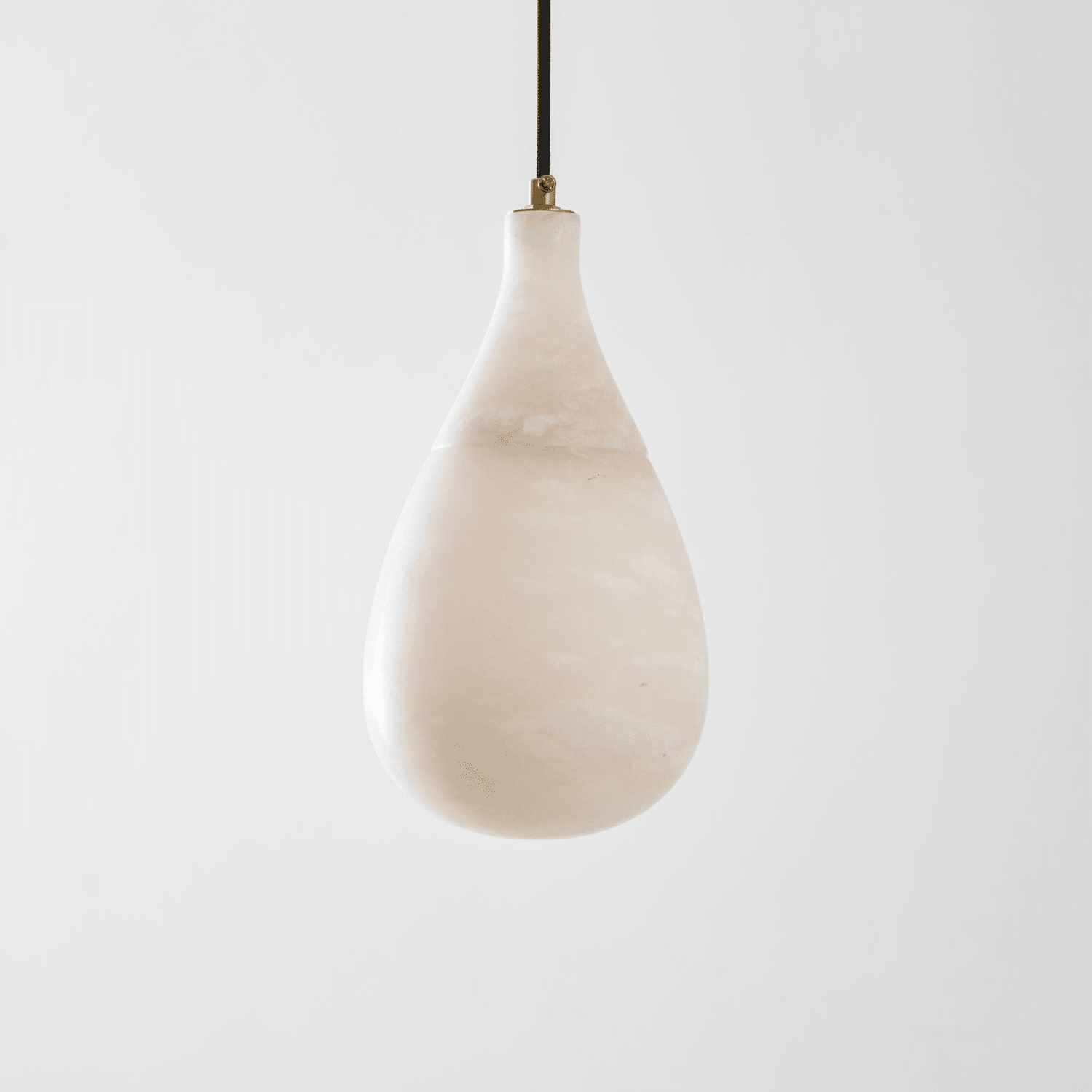 Alabaster Raindrop Pendant Light
