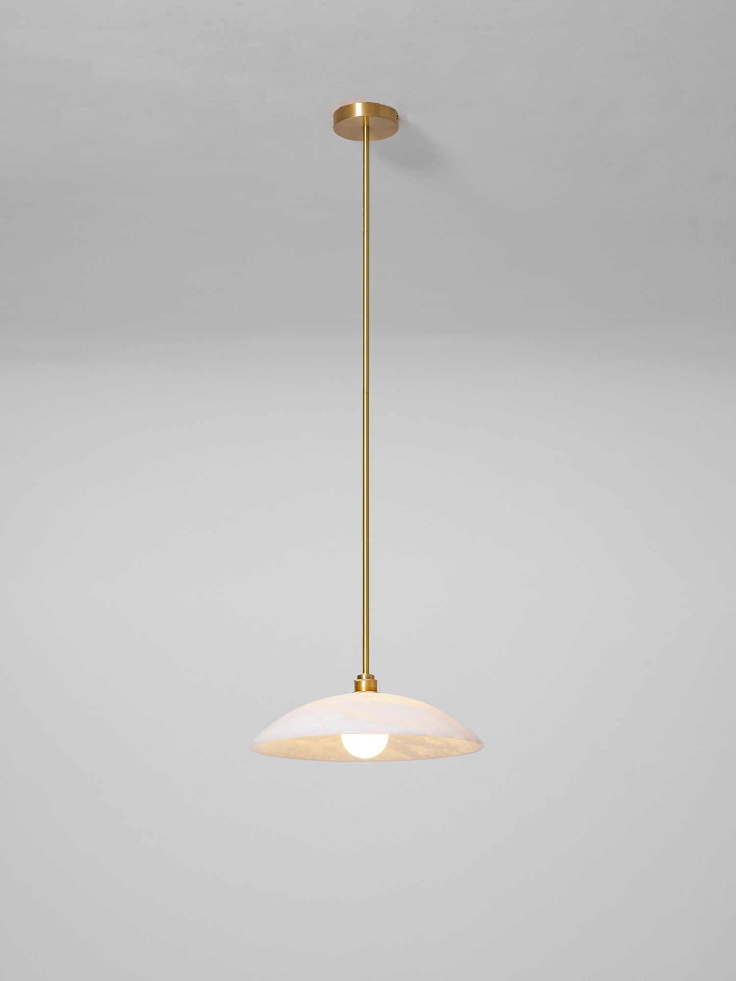 Alabaster Dome Pendant Lamp