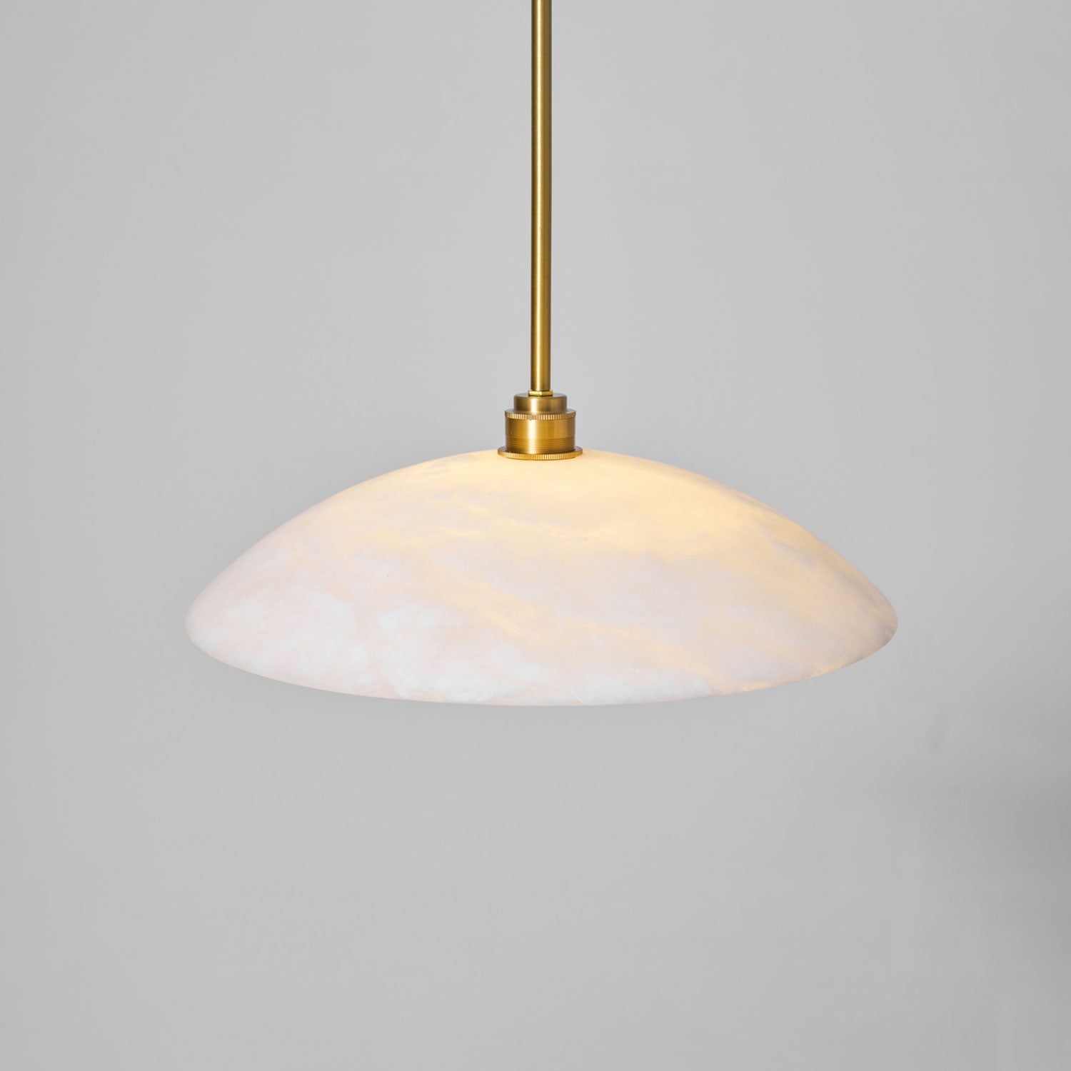 Alabaster Dome Pendant Lamp