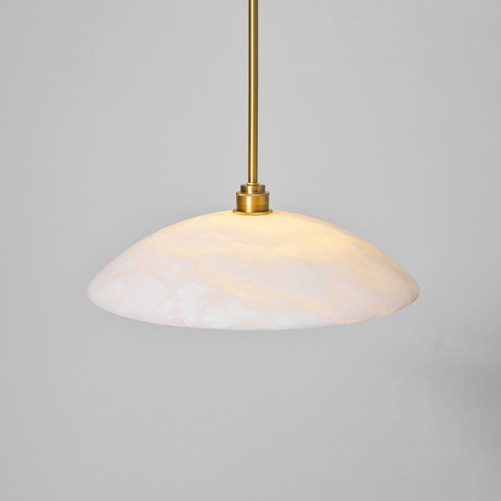 Alabaster Dome Pendant Lamp