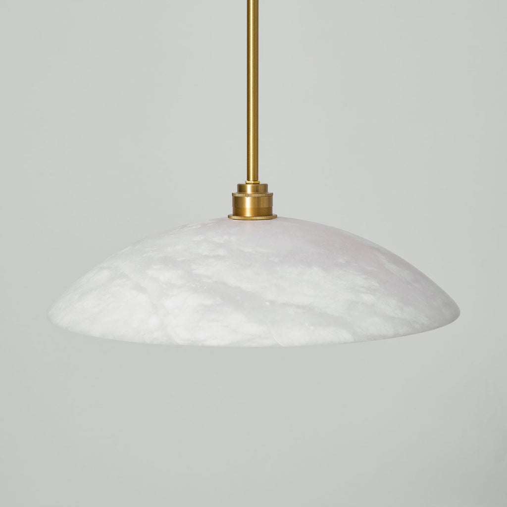 Alabaster Dome Pendant Lamp