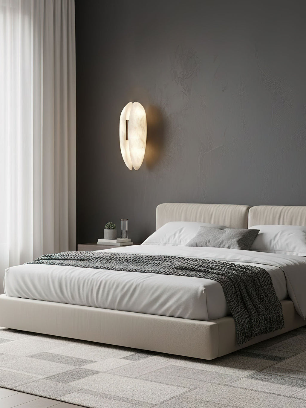 Alabaster Veil Wall Sconce