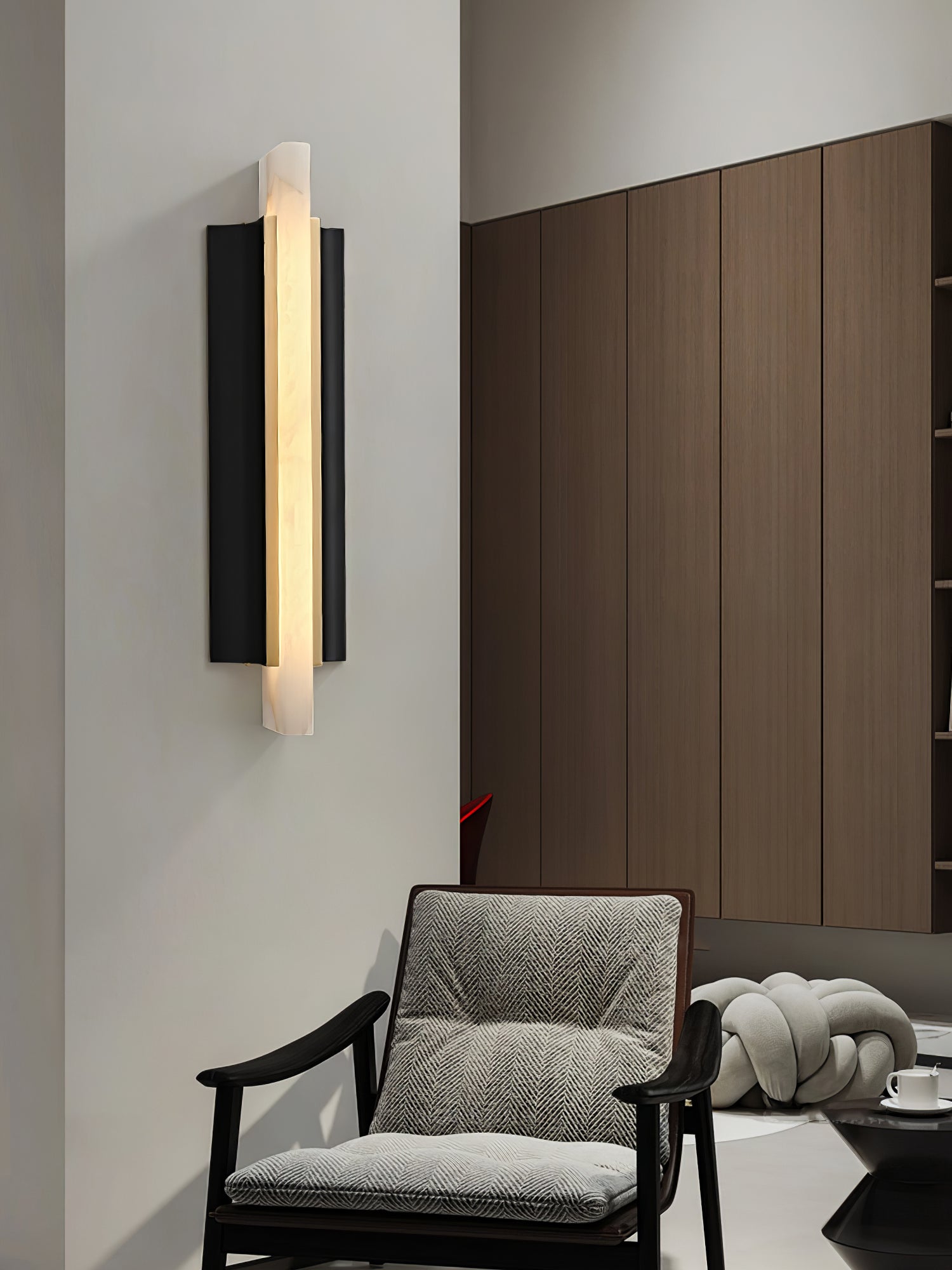 Alabaster Blade Wall Sconce