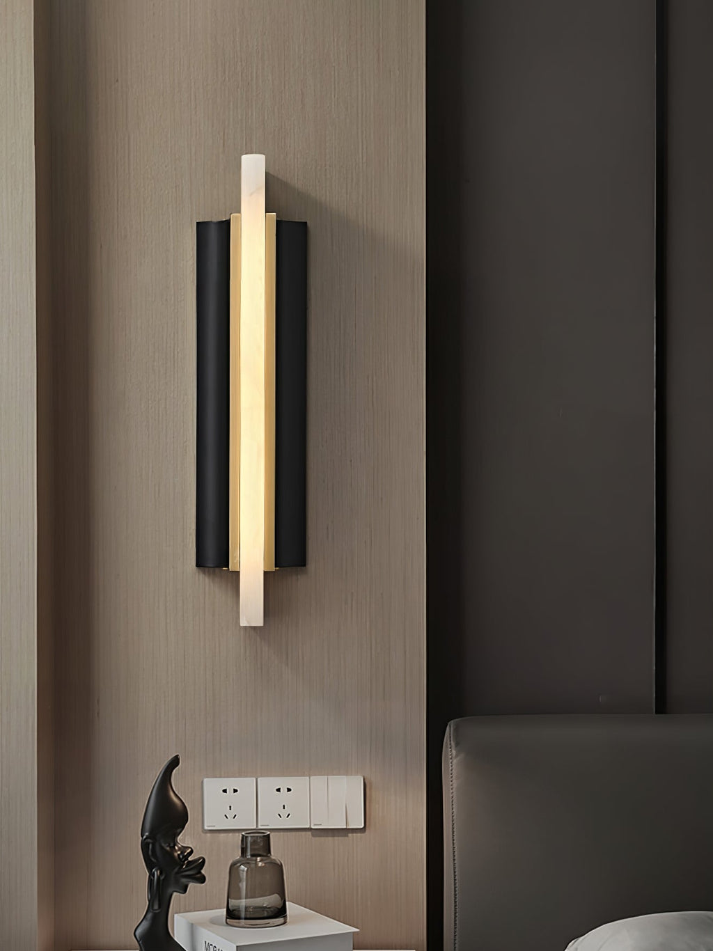 Alabaster Blade Wall Sconce