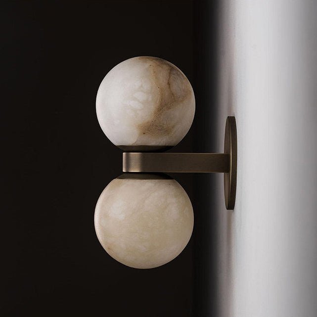 Alabaster Celestia Orb Wall Light