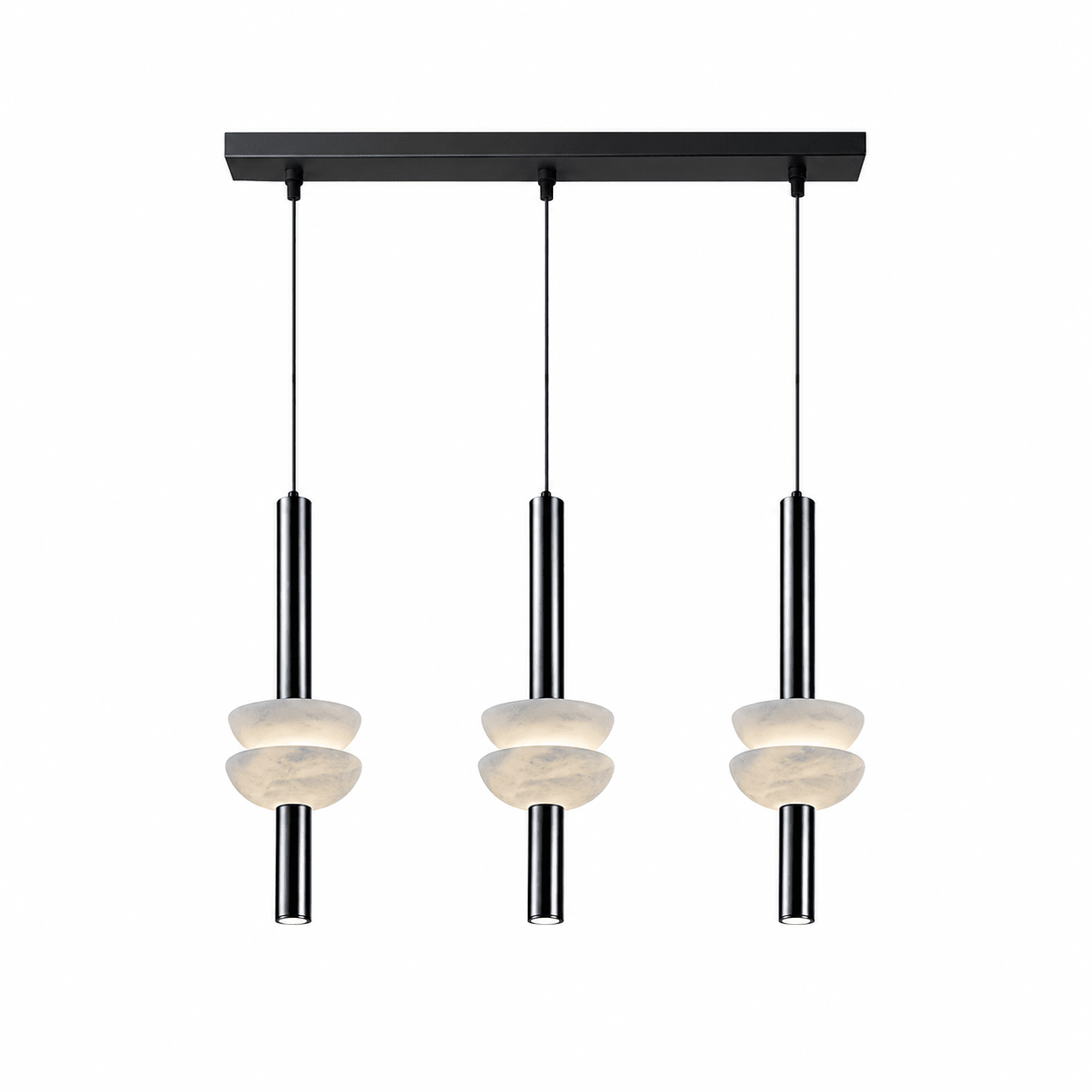 Alabaster Column Pendant Lamp