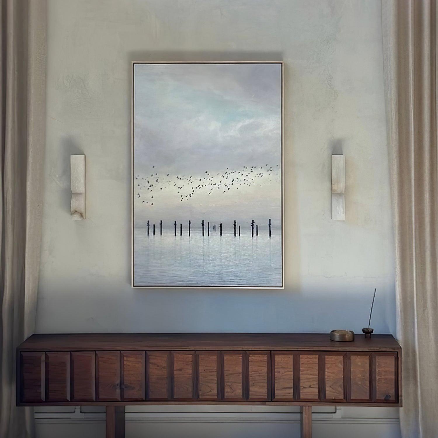 Alabaster Essence Plug-in Wall Sconce