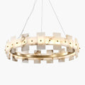 Alabaster Halo Chandelier