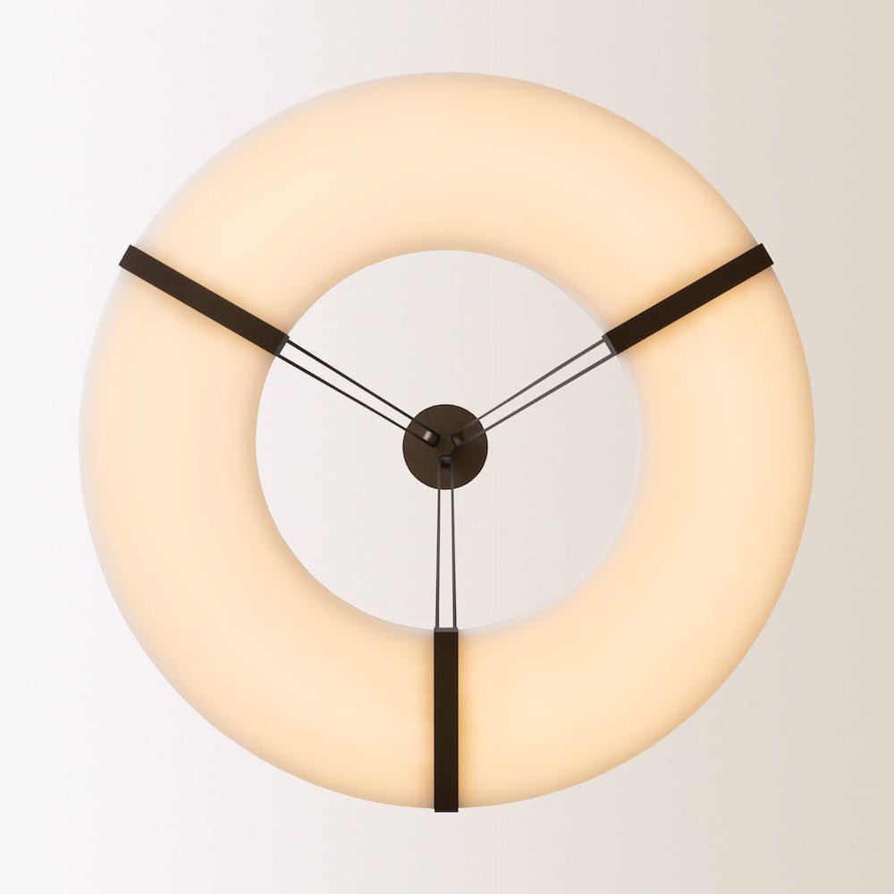 Alabaster Halo Pendant Light