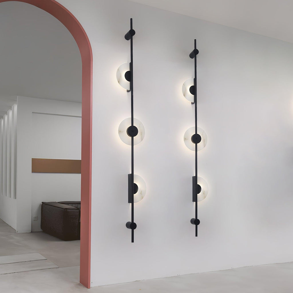 Alabaster Vertical Wall Sconce