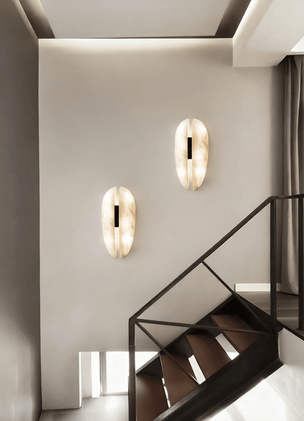 Alabaster Veil Wall Sconce