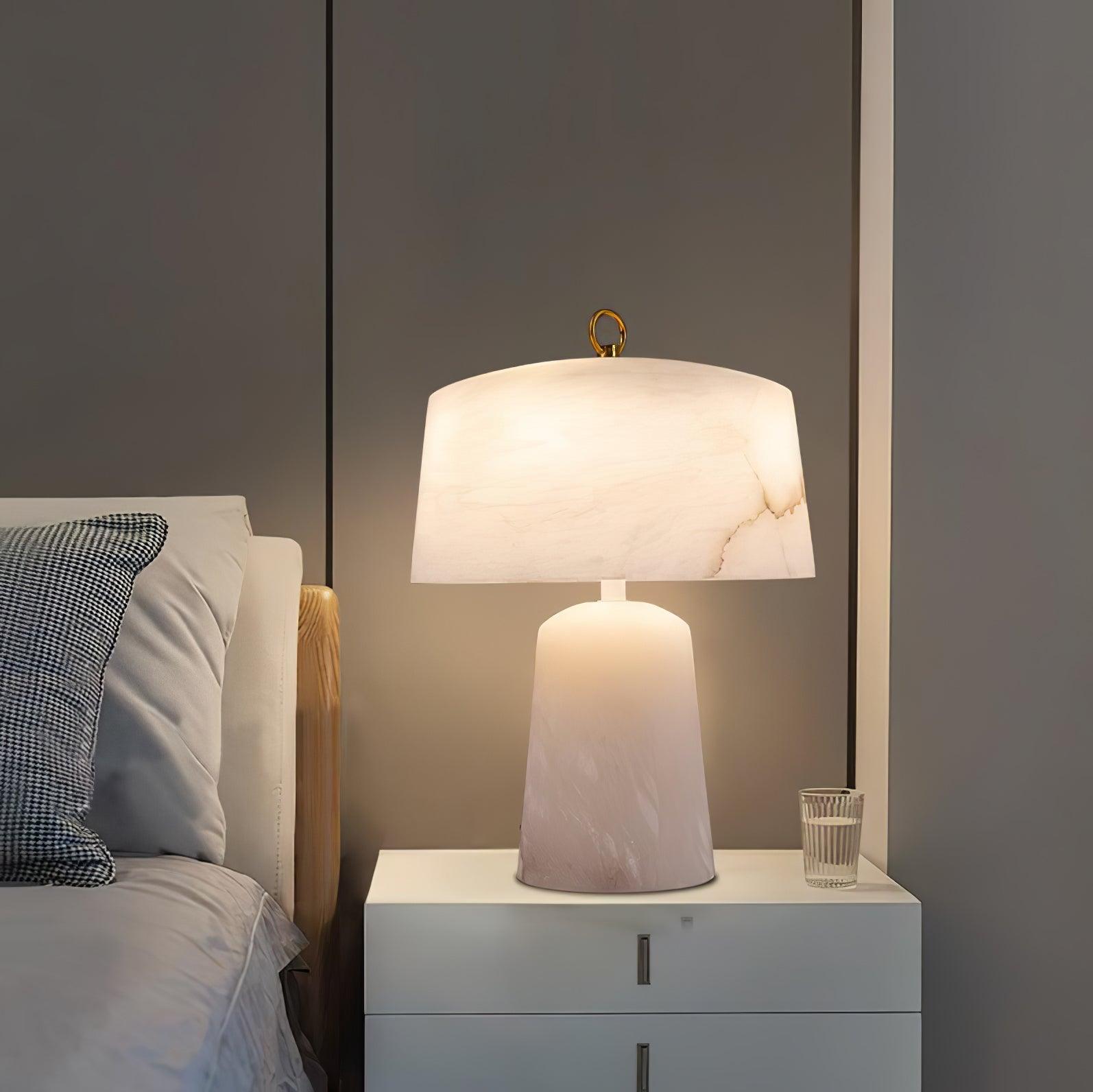Aogashima Alabaster Table Lamp