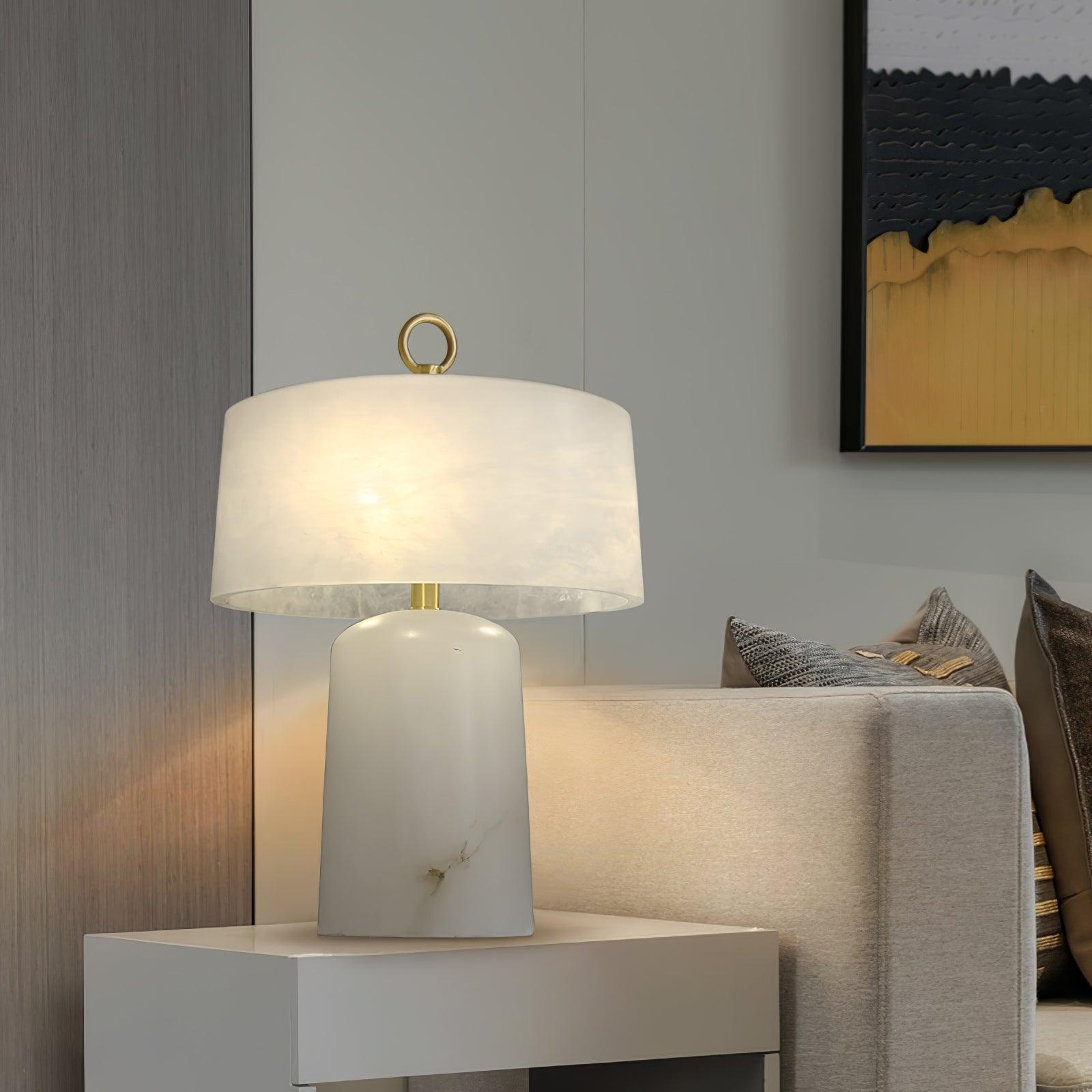 Aogashima Alabaster Table Lamp