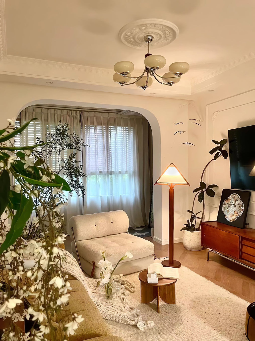 Apex Triangle Shade Floor Lamp