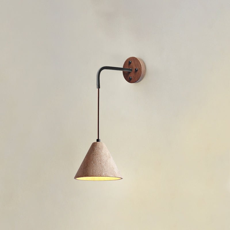 Arched Travertine Wall Light