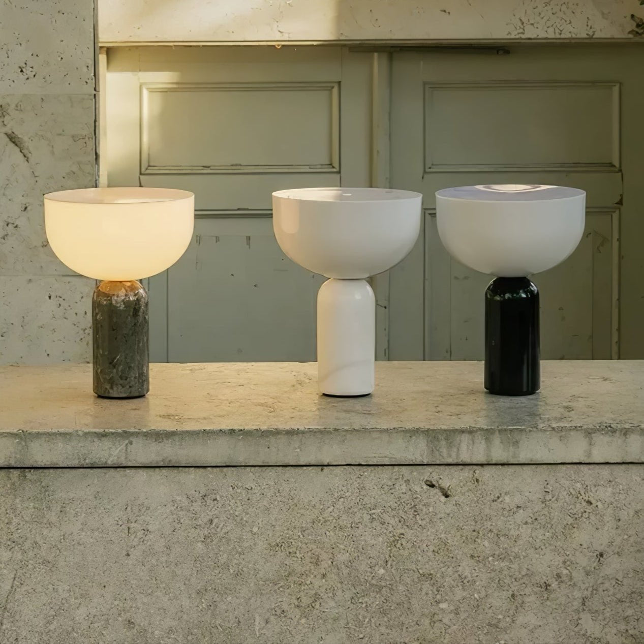 Arno Sphere Marble Table Lamp