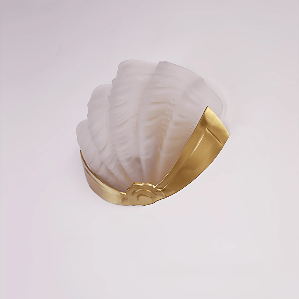 Art Deco Scallop Wall Light