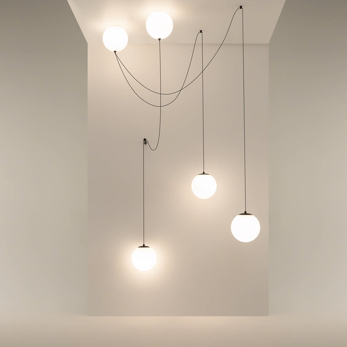 Asteris Multi Globe Pendant Lamp