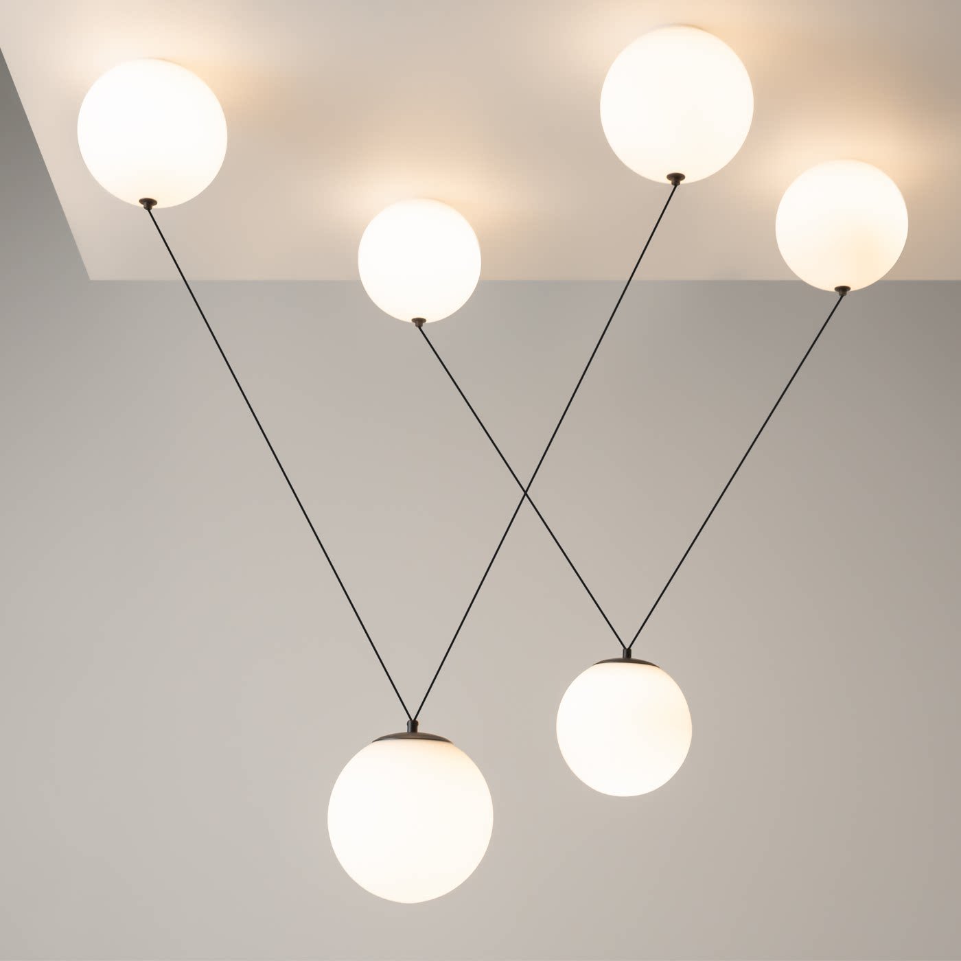 Asteris Multi Globe Pendant Lamp