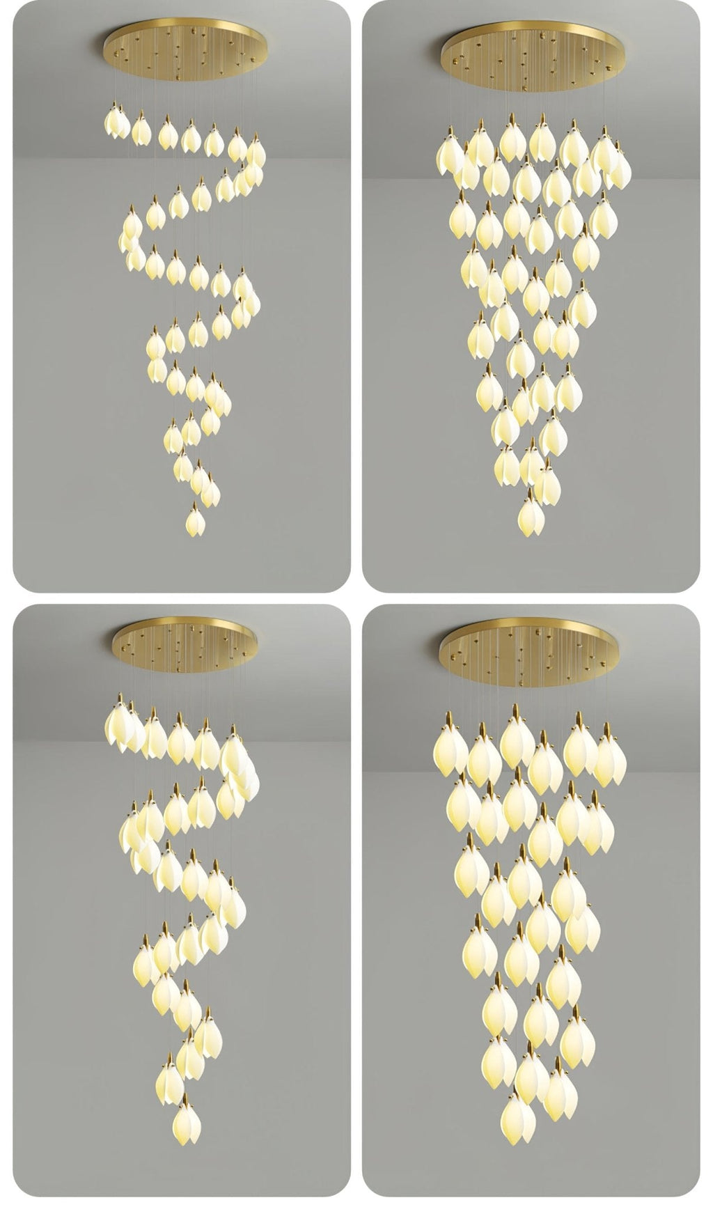 Astralis Bloom Stairs Chandelier