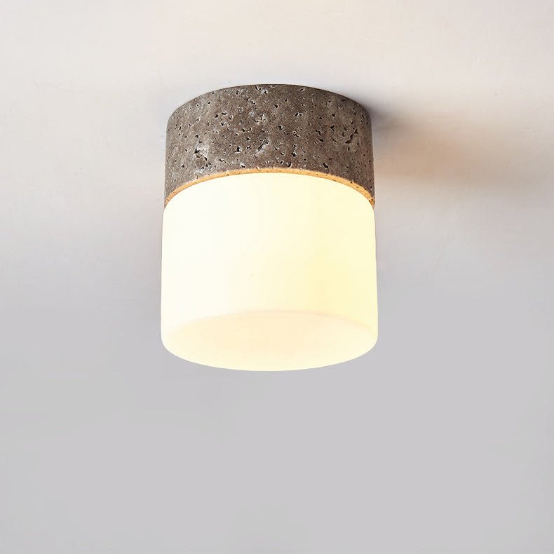 Astrid Travertine Ceiling Lamp