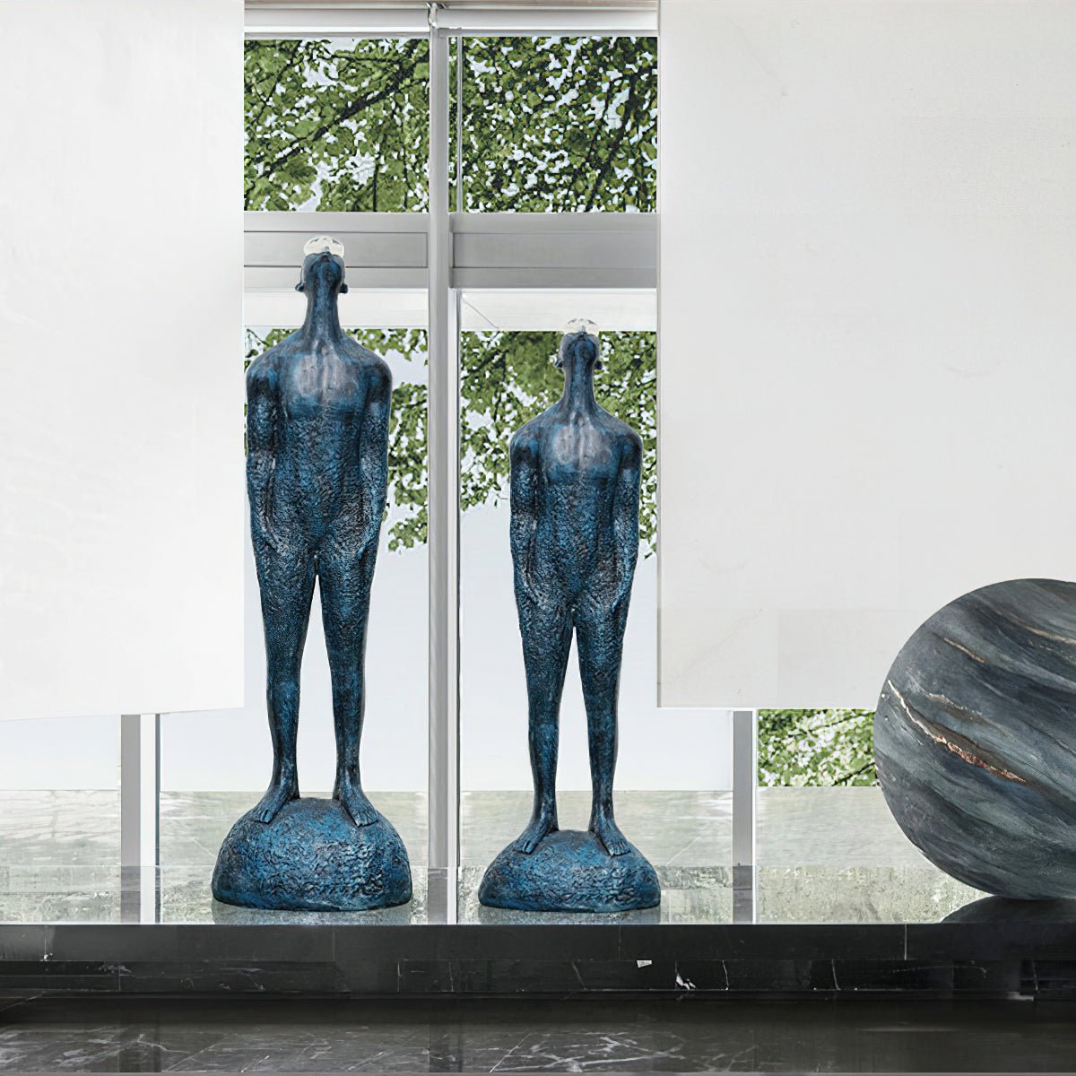 Atlas Guardian Sculpture Floor Ornaments