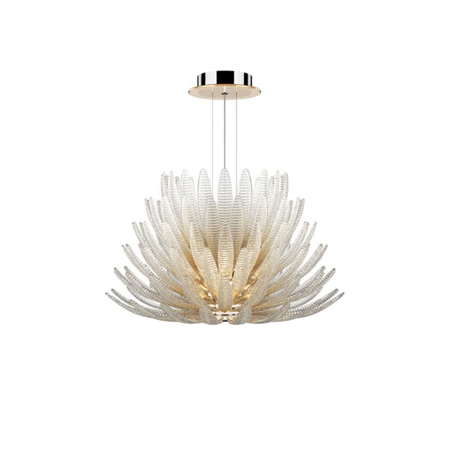 Aurelia Glass Petal Chandelier