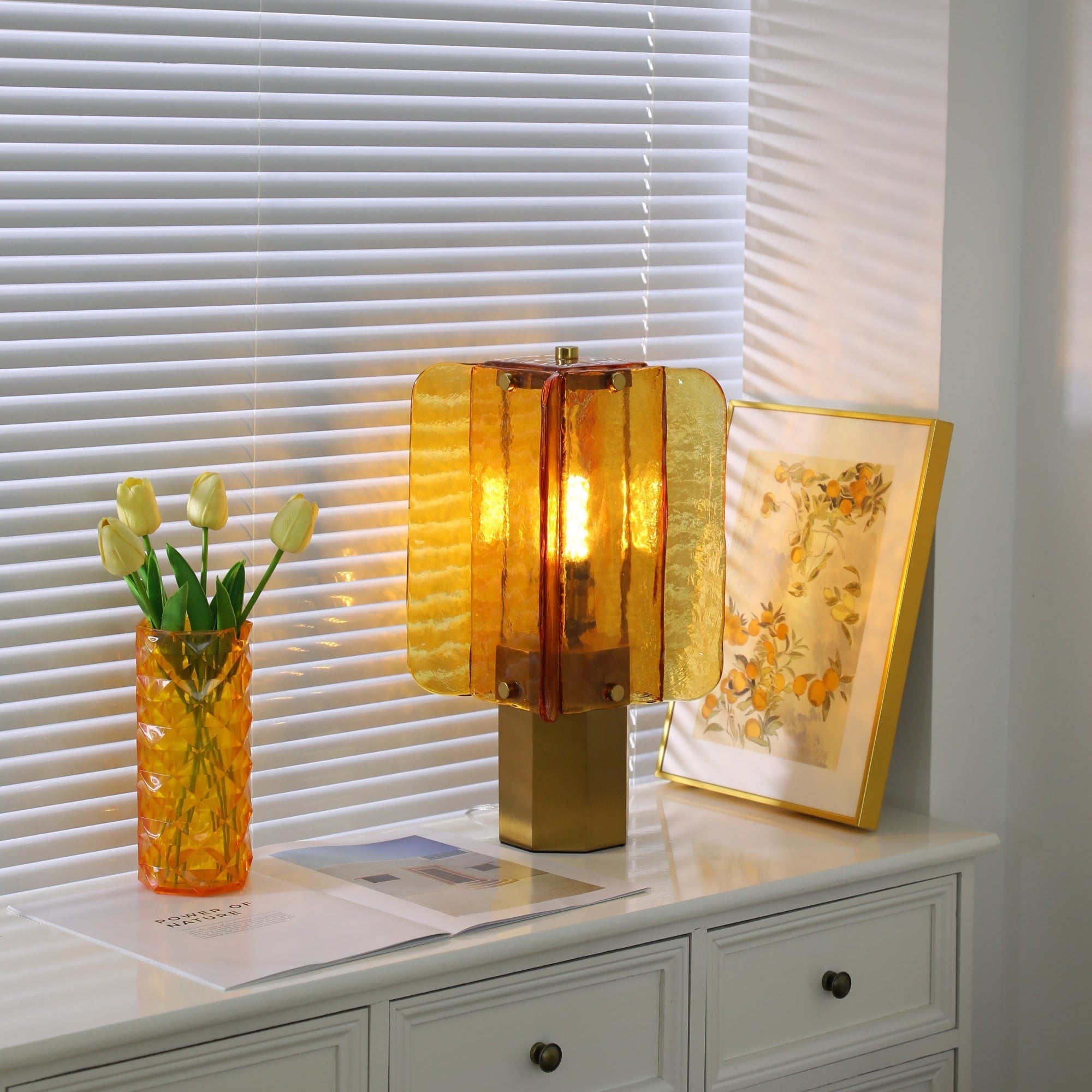 Aurelia Glass Table Lamp