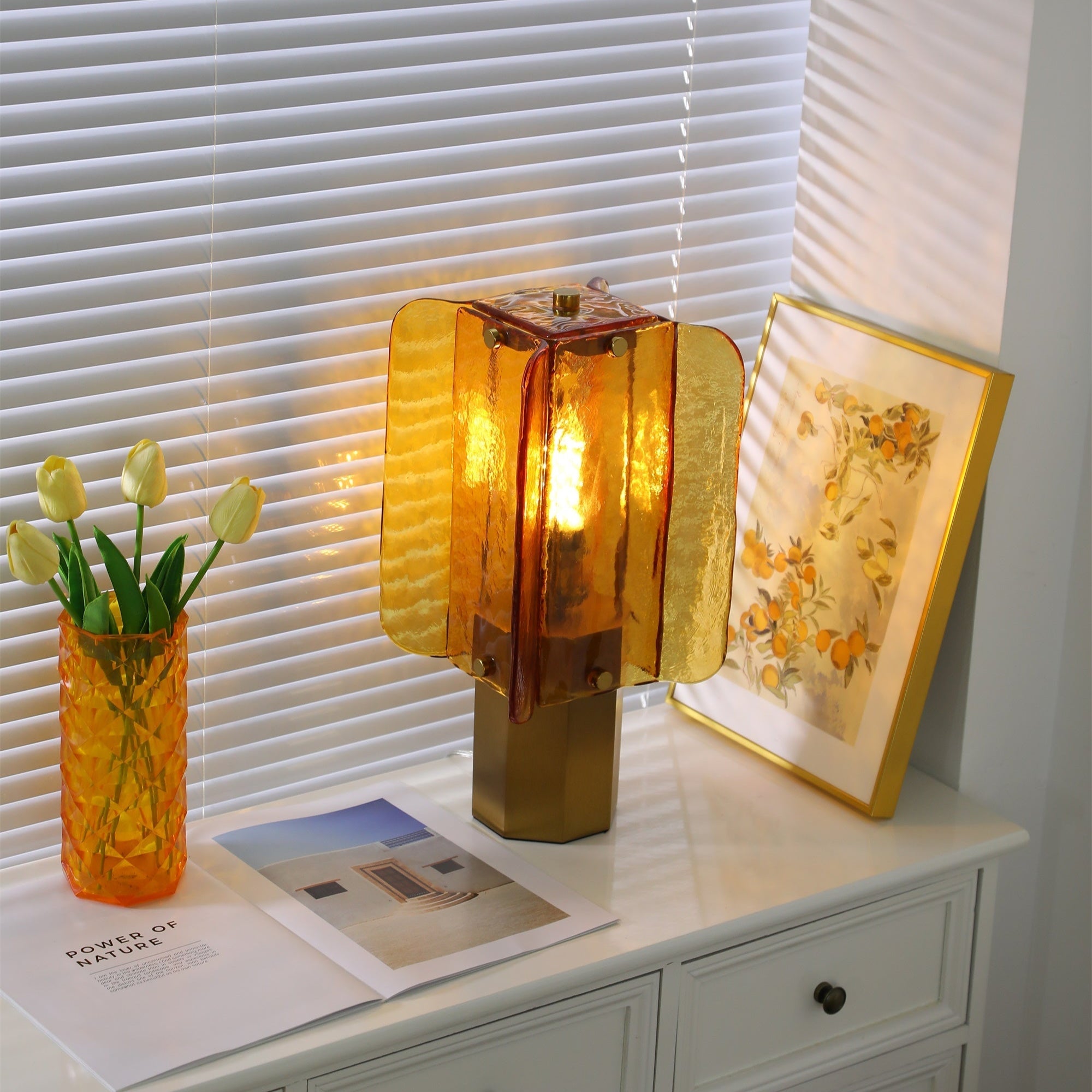 Aurelia Glass Table Lamp