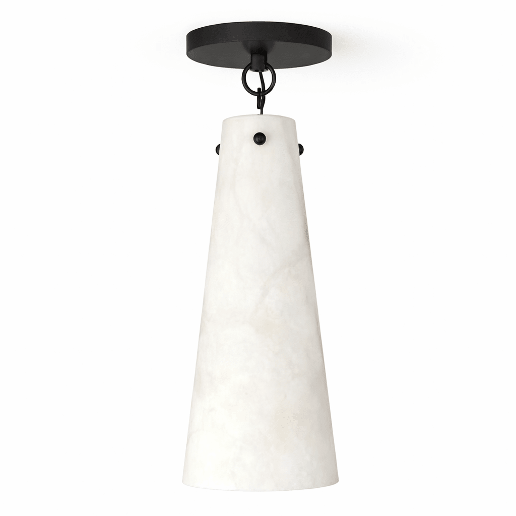 Aurelian Tapered Alabaster Ceiling Light