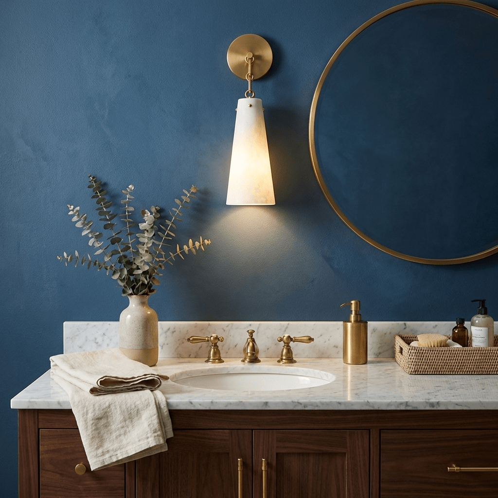 Aurelian Tapered Alabaster Wall Sconce